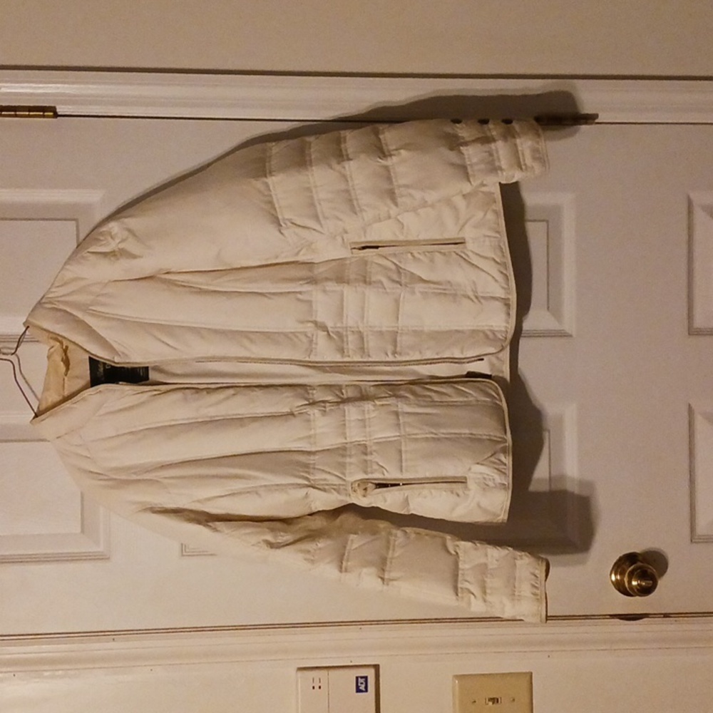Womens Eddie Bauer white coat down size xl